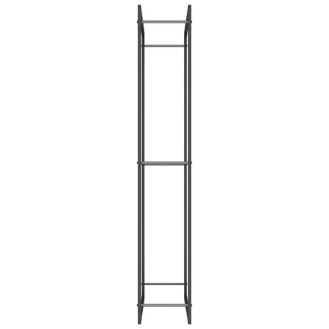 Haardhoutrek 80x28x154 cm staal matzwart 4