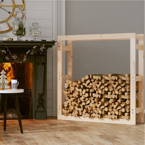 Haardhoutrek 100x25x100 cm massief grenenhout 3