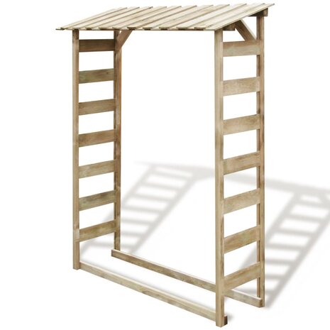 Haardhoutopslag 150x44x176 cm geïmpregneerd grenenhout 1