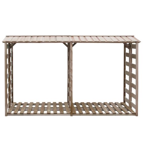 Haardhoutopslag 300x90x176 cm geïmpregneerd grenenhout 2