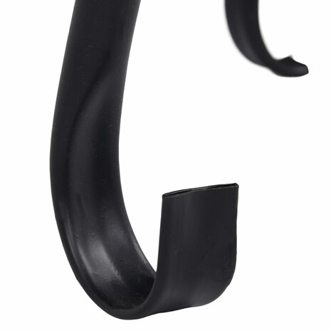 Vuurtafel mozaïek 68 cm keramiek zwart en wit 4