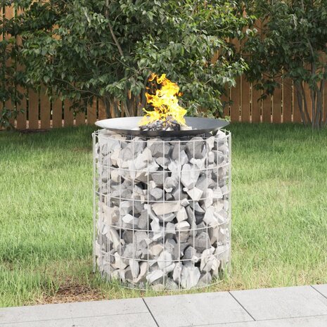 Schanskorf vuurplaats Ø 50 cm gegalvaniseerd ijzer 1