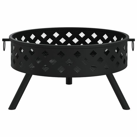 Vuurplaats met pook XXL 58 cm staal 4