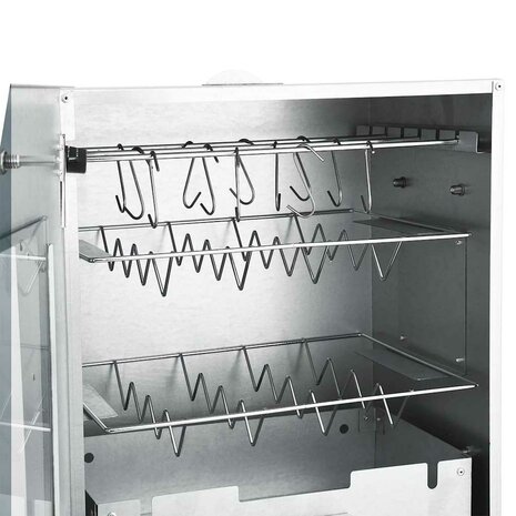 BBQ-rookoven met tafel gegalvaniseerd staal 5
