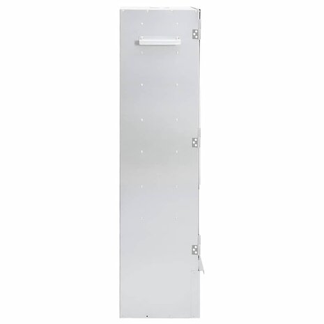 BBQ-rookoven met houtsnippers 44,5x29x110 cm staal 5