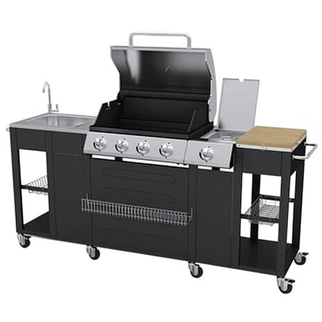 Buitenkeuken met barbecue Montana 4 branders   3