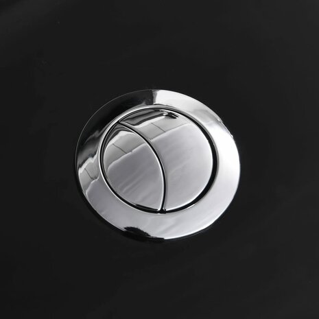 Toilet rond afvoer onder keramiek zwart 7