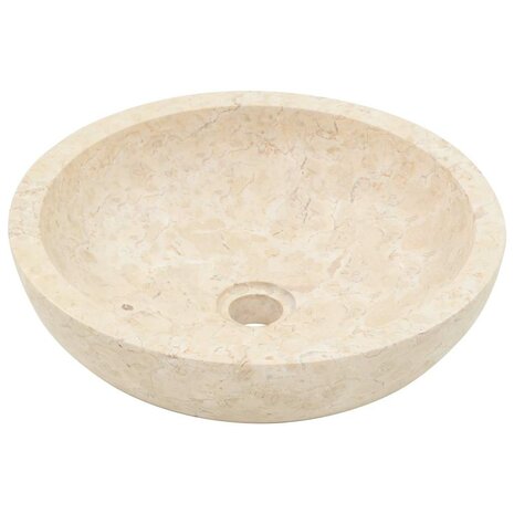 Gootsteen 40x12 cm marmer crème 4