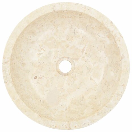 Gootsteen 40x12 cm marmer crème 6