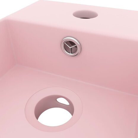 Wastafel met overloop keramiek matroze 5