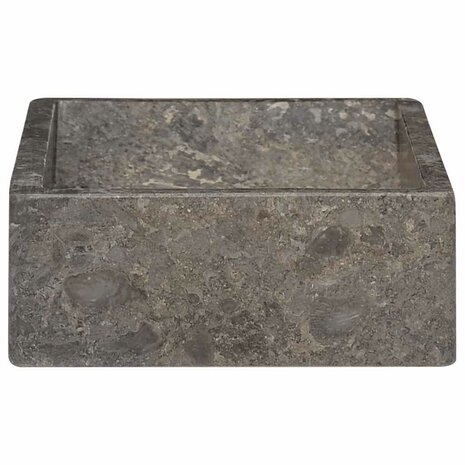Gootsteen 45x30x12 cm marmer hoogglans grijs  5
