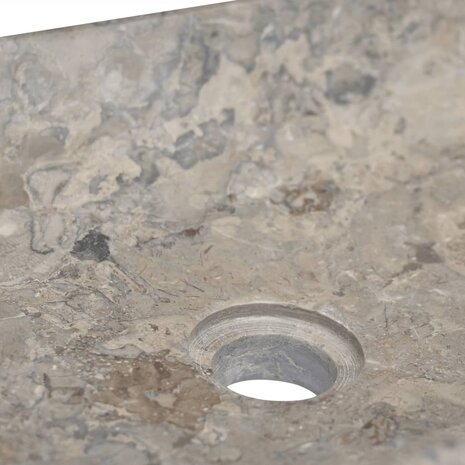 Gootsteen 50x35x10 cm marmer grijs 6