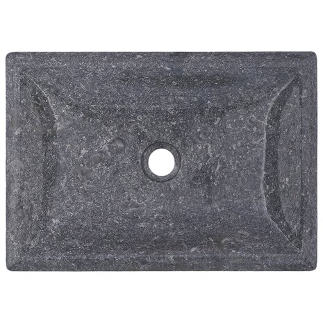 Gootsteen 50x35x10 cm marmer grijs 9
