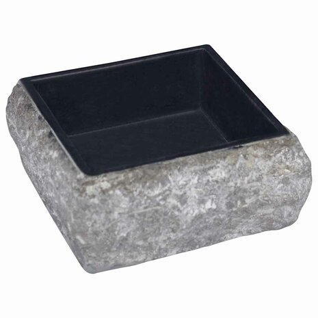Gootsteen 30x30x13 cm marmer zwart 5