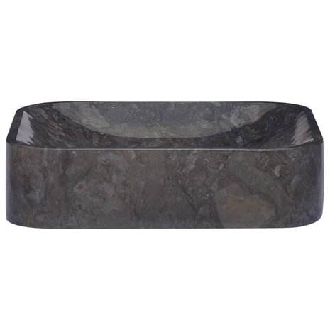 Gootsteen 40x40x10 cm marmer zwart 2