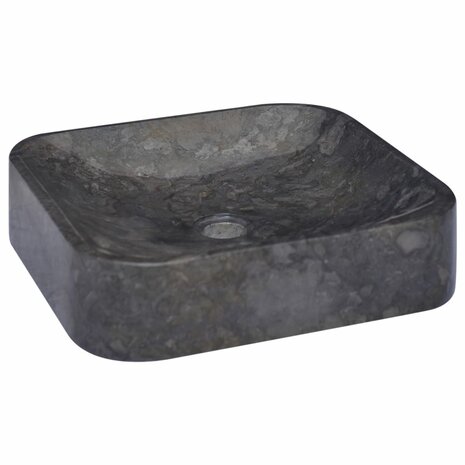 Gootsteen 40x40x10 cm marmer zwart 3