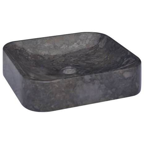 Gootsteen 40x40x10 cm marmer zwart 5