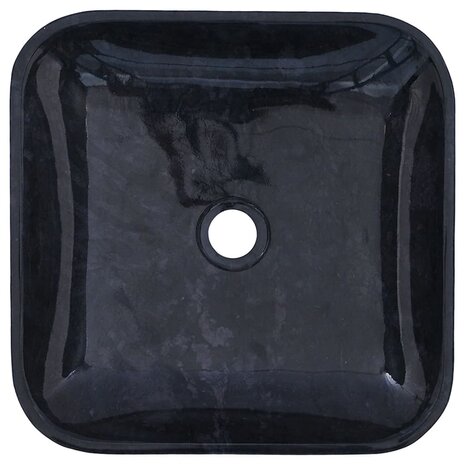 Gootsteen 40x40x10 cm marmer zwart 9