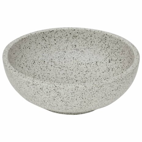 Opzetwasbak rond Φ41x14 cm keramiek grijs 3