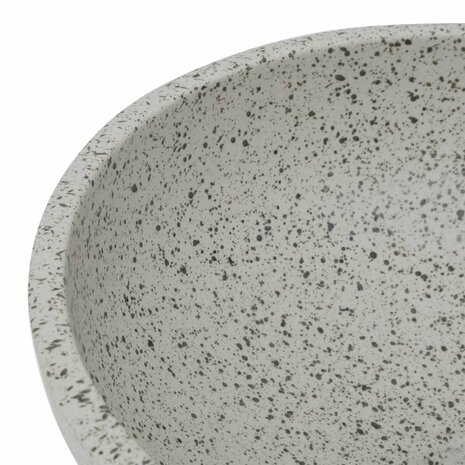 Opzetwasbak rond Φ41x14 cm keramiek grijs 5