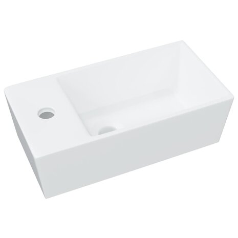   Wasbak 48x25x15 cm keramiek wit 2