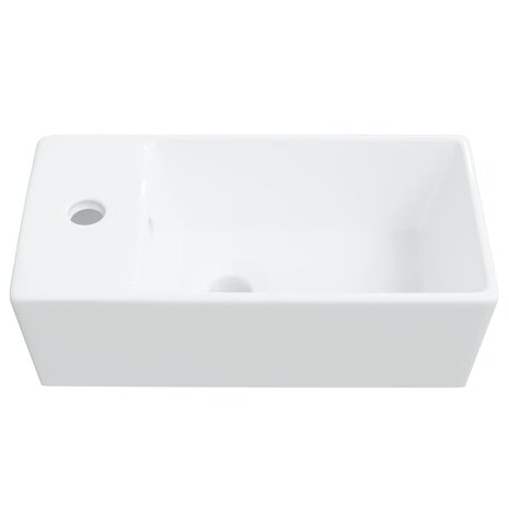   Wasbak 48x25x15 cm keramiek wit 4