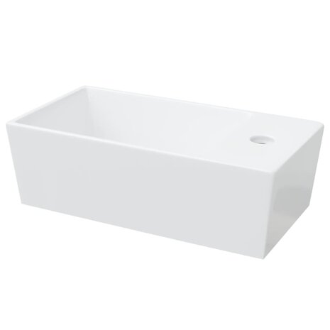   Wasbak 48x25x15 cm keramiek wit 5