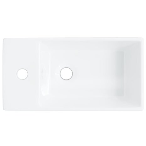   Wasbak 48x25x15 cm keramiek wit 6