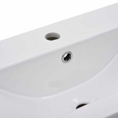 Inbouwwastafel 81x39,5x18,5 cm keramiek wit 6