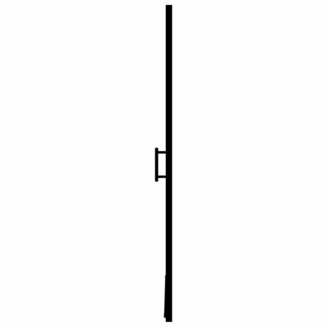 Douchedeur mat 100x178 cm gehard glas zwart 4