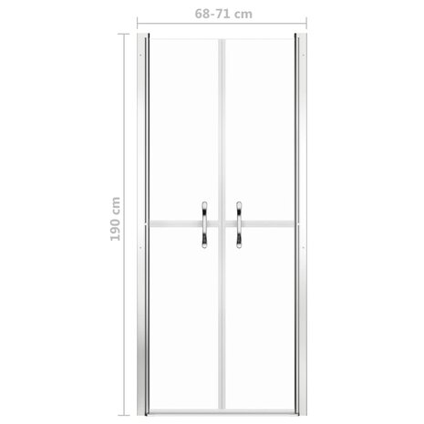 Douchedeur 71x190 cm ESG transparant 5