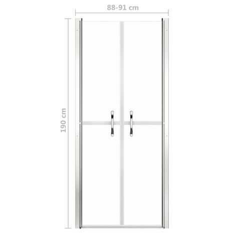 Douchedeur 91x190 cm ESG transparant 5
