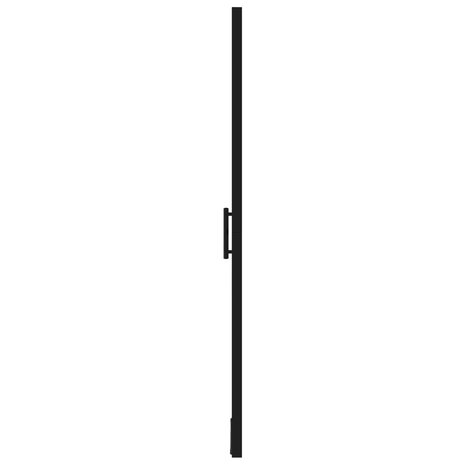Douchedeur 100x178 cm gehard glas zwart 4