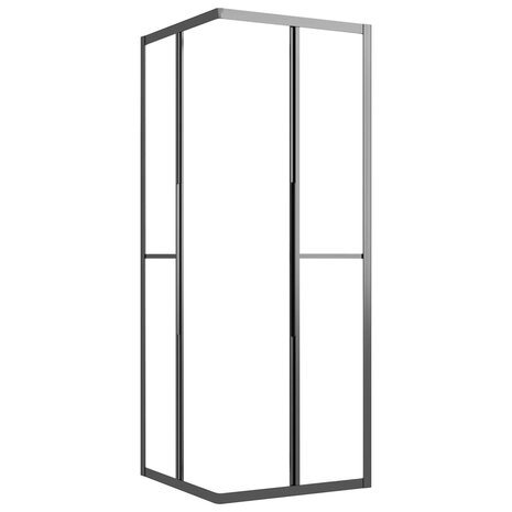 Douchecabine 70x70x180 cm mat ESG zwart 4