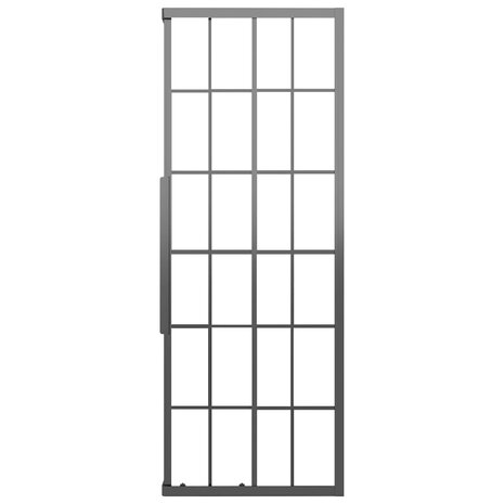 Douchecabine 80x70x180 cm mat ESG zwart 6