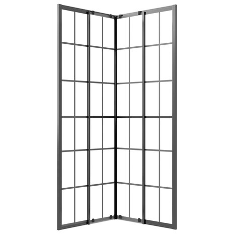 Douchecabine 80x80x180 cm mat ESG zwart 5