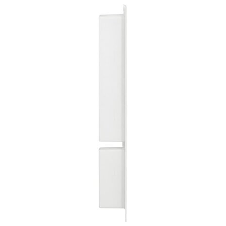 Douchenis met 2 vakken 41x69x9 cm hoogglans wit 3