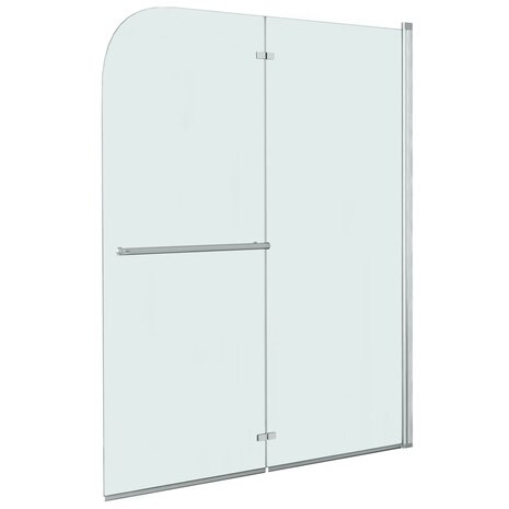 Douchewand inklapbaar 2 panelen 120x140 cm ESG 2