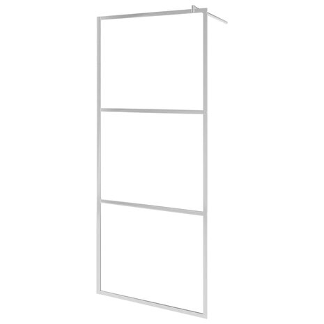 Inloopdouchewand transparant 140x195 cm ESG-glas 2