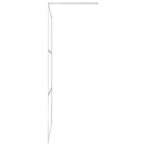 Inloopdouchewand transparant 140x195 cm ESG-glas 5
