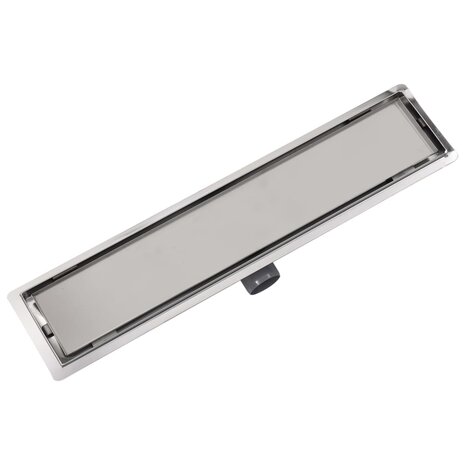 Doucheputje rechthoekig 630x140 mm roestvrij staal 3