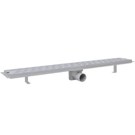 Doucheafvoer 2 st rechthoekig lijn 830x140 mm roestvrij staal 6