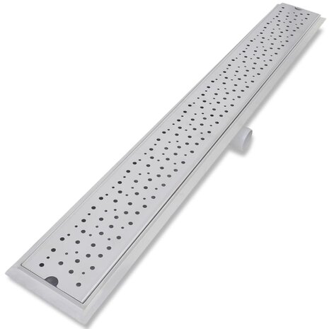 Doucheafvoer 2 st rechthoekig bubbel 1030x140mm roestvrij staal 7