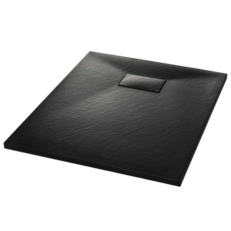 Douchebak 90x70 cm SMC zwart 2