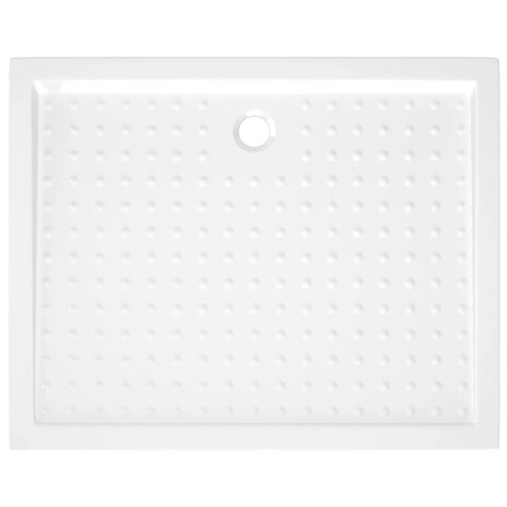 Douchebak met noppen 80x100x4 cm ABS wit 5