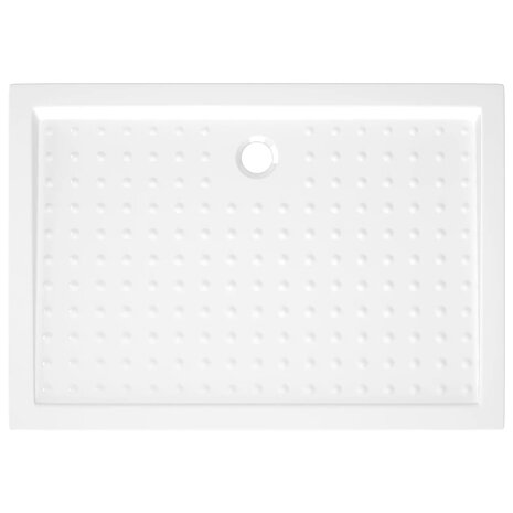 Douchebak met noppen 70x100x4 cm ABS wit 5