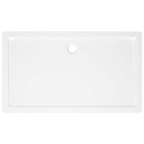 Douchebak rechthoekig 70x120 cm ABS wit 6
