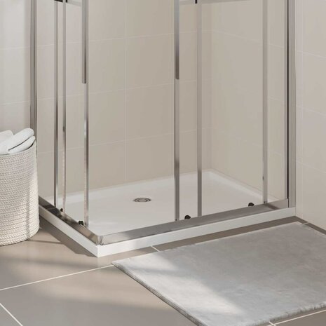 Douchebak rechthoekig 70x100 cm ABS wit 1