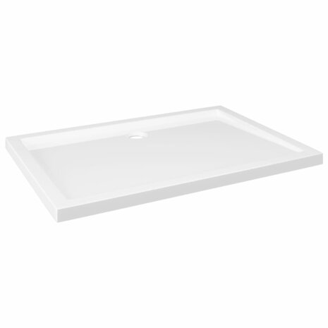 Douchebak rechthoekig 70x100 cm ABS wit 2