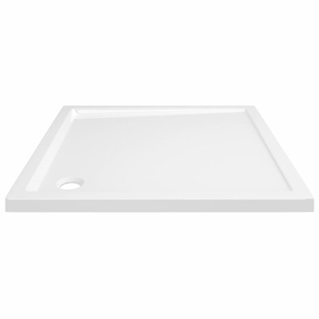 Douchebak vierkant 80x80 cm ABS wit 4